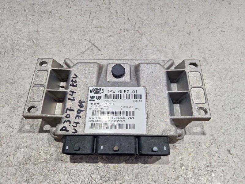 Recambio de centralita inyeccion para peugeot 307 (3a/c) 1.4 16v referencia OEM IAM 9647498180  