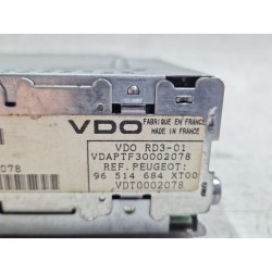 Recambio de sistema audio / radio cd para peugeot 307 (3a/c) 1.4 16v referencia OEM IAM 96514684  