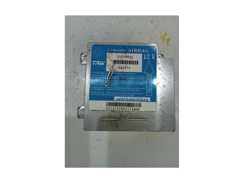 Recambio de centralita airbag para fiat ii punto (188) berlina (1999) 1.9 jtd sporting [1,9 ltr. - 63 kw jtd cat] referencia OEM