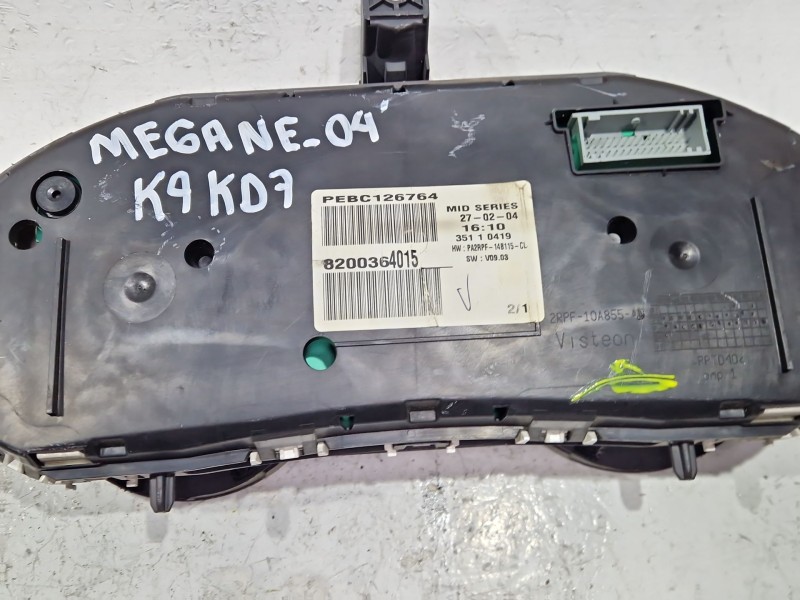Recambio de cuadro completo para renault megane ii (bm0/1_, cm0/1_) 1.5 dci referencia OEM IAM 8200364015  
