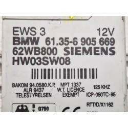 Recambio de modulo electronico para bmw 3 compact (e46) 318 ti referencia OEM IAM 61356905669  