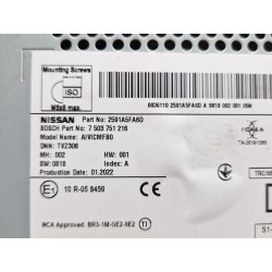 Recambio de pantalla multifuncion para nissan micra v (k14) 1.0 ig-t referencia OEM IAM 2591A5FA6D  