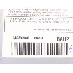 Recambio de sistema audio / radio cd para hyundai i10 ii (ba, ia) 1.0 referencia OEM IAM ER010761213  