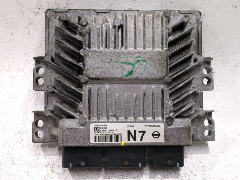 Recambio de centralita inyeccion para nissan qashqai 1.5 dci tekna 4x2 referencia OEM IAM S180033106A  