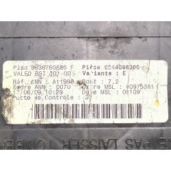 Recambio de caja reles / fusibles para peugeot 307 (3a/c) 2.0 hdi 90 referencia OEM IAM 9636760580  