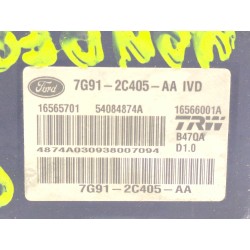 Recambio de nucleo abs para ford mondeo iii sedán (b4y) 2.0 tdci referencia OEM IAM 7G912C405AA  