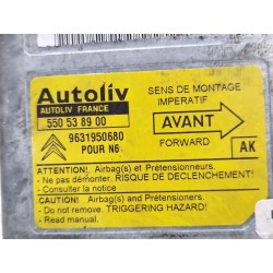 Recambio de centralita airbag para citroën xsara (n1) 1.9 td referencia OEM IAM 9631950680  