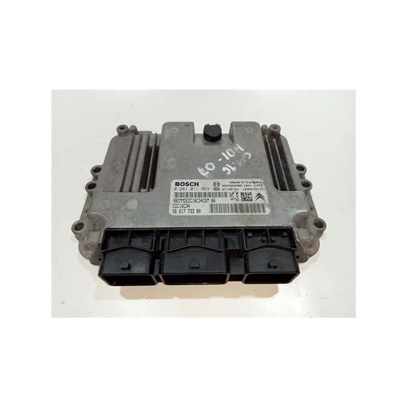 Recambio de centralita inyeccion para citroën c4 berlina (06.2004) 1.6 hdi referencia OEM IAM 0281011863  