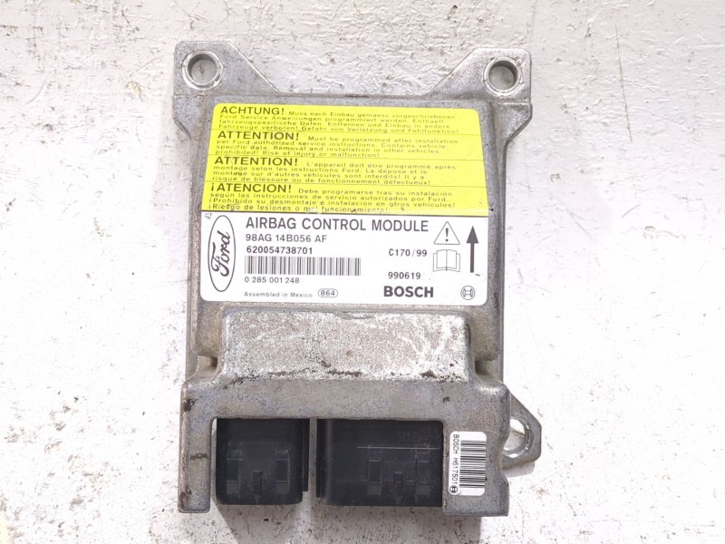 Recambio de centralita airbag para ford focus i sedán (dfw) 1.6 16v referencia OEM IAM 98AG14B056AF  