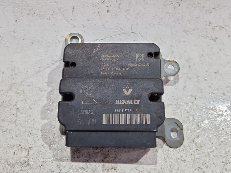 Recambio de centralita airbag para dacia lodgy 1.5 dci referencia OEM IAM 985101973R  