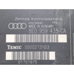 Recambio de modulo confort para audi a4 b7 avant (8ed) 3.0 tdi quattro referencia OEM IAM 8E0959433CA  