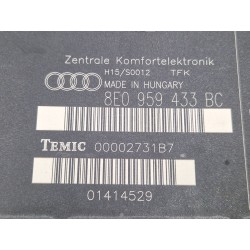 Recambio de modulo confort para audi a4 b6 (8e2) 1.9 tdi referencia OEM IAM 8E0959433BC  