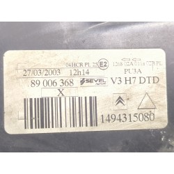 Recambio de faro delantero derecho para citroën c8 van (ea_, eb_) hdi 110 (ebrhtb) referencia OEM IAM 89006368  