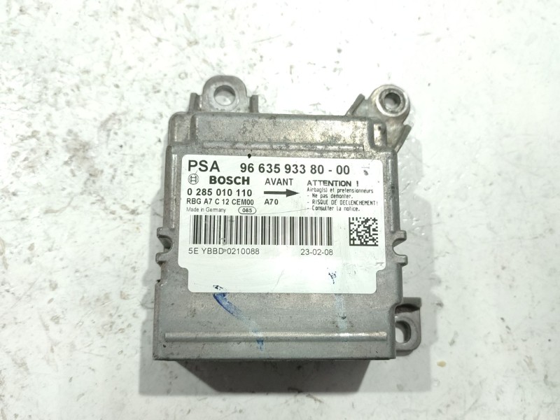Recambio de centralita airbag para peugeot 207/207+ (wa_, wc_) 1.4 hdi referencia OEM IAM 966359338000  