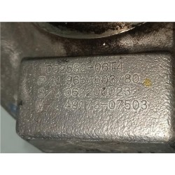 Recambio de turbo para peugeot 207 (2006) 1.4 confort [1,4 ltr. - 50 kw hdi] referencia OEM IAM 9657603780  