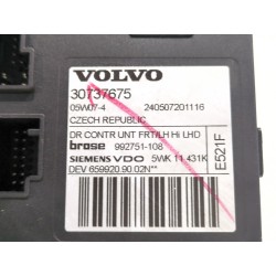 Recambio de motor elevalunas delantero derecho para volvo s40 berlina (1995) 2.0 t referencia OEM IAM 30737675  