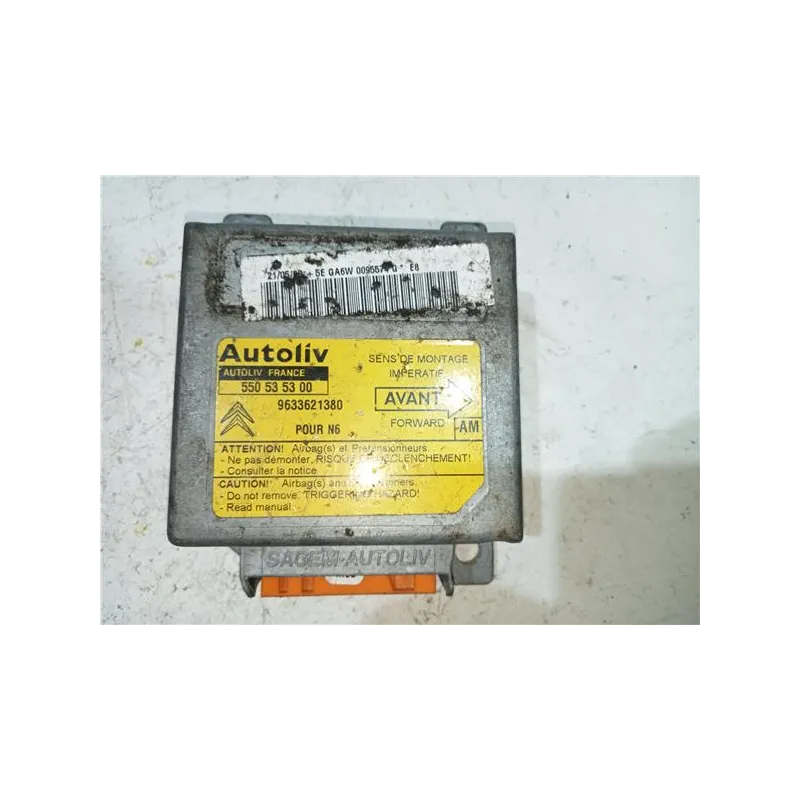 Recambio de centralita airbag para citroën xsara berlina (1997) 1.9 td referencia OEM IAM 550535300  
