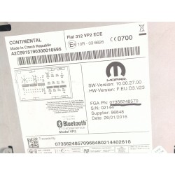 Recambio de pantalla multifuncion para fiat 500 (312_) 1.2 lpg (312axa1a) referencia OEM IAM 07356248570  
