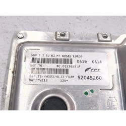 Recambio de centralita inyeccion para fiat 500 (312_) 1.2 lpg (312axa1a) referencia OEM IAM 52045260  