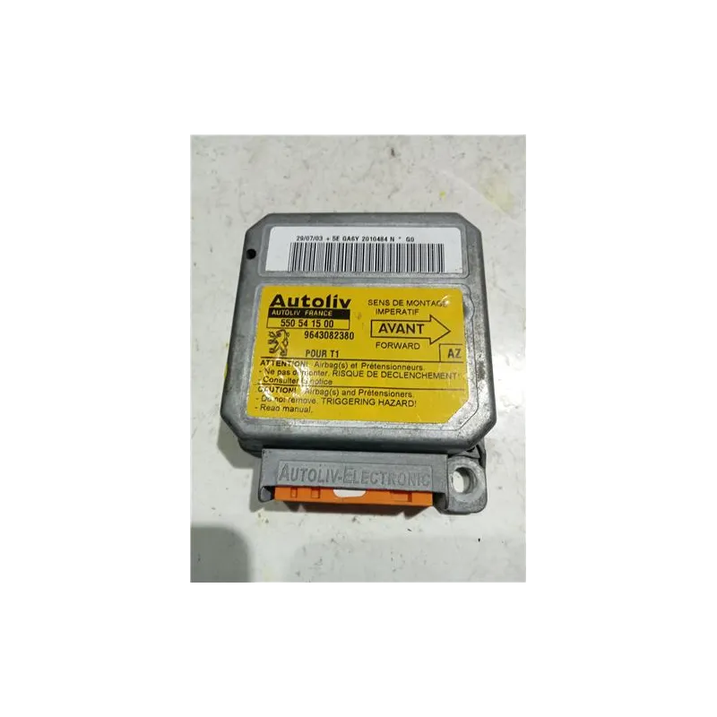 Recambio de centralita airbag para peugeot 206 sw (2002) 1.4 referencia OEM IAM 550541500  