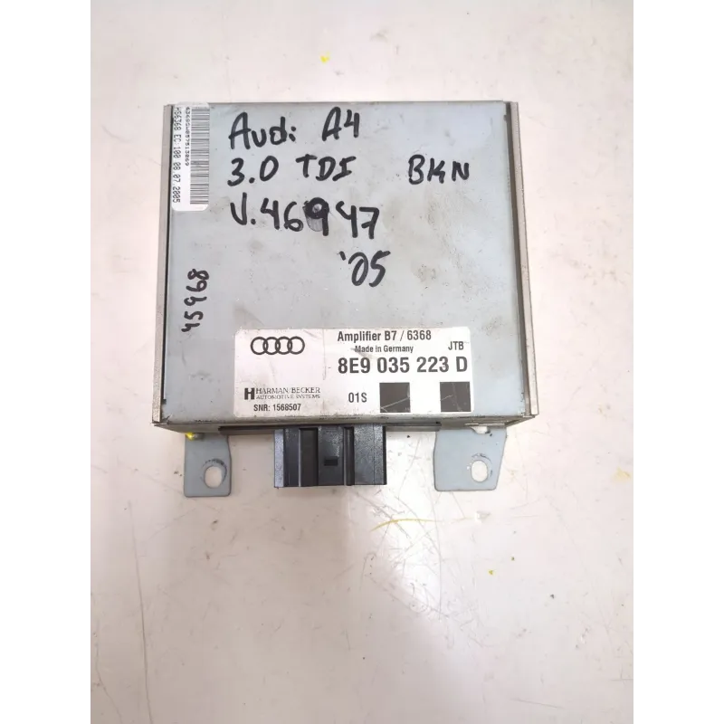 Recambio de modulo electronico para audi a4 b7 avant (8ed) 3.0 tdi quattro referencia OEM IAM 8E9035223D  