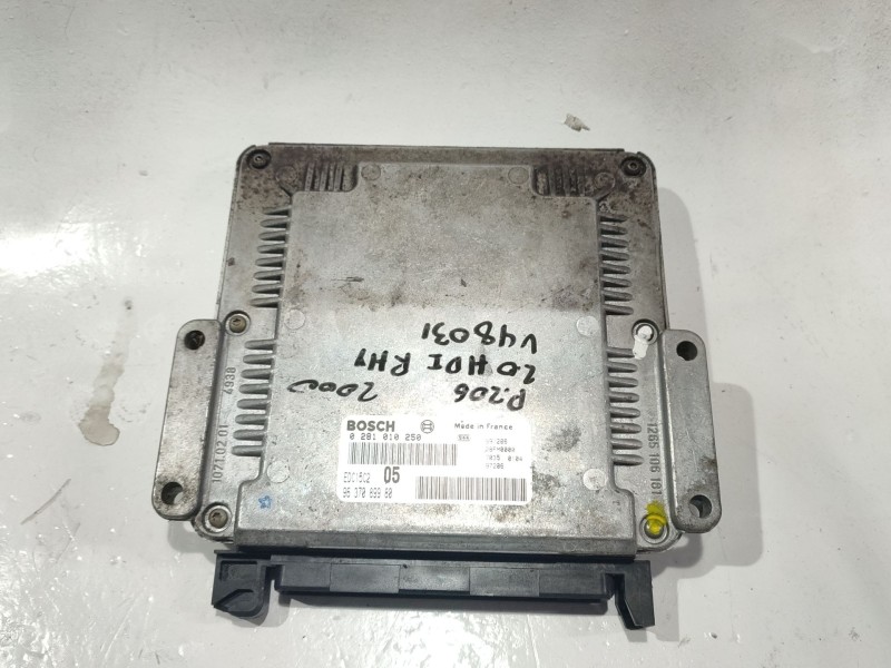 Recambio de centralita inyeccion para peugeot 206 (1998) 2.0 hdi 90 referencia OEM IAM 0281010250  9637089980