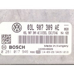 Recambio de centralita inyeccion para volkswagen tiguan (5n_) 2.0 tdi 4motion referencia OEM IAM 03L907309AE  