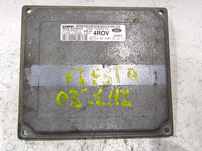 Recambio de centralita inyeccion para ford fiesta v (jh_, jd_) 1.4 tdci referencia OEM IAM S118107002K  