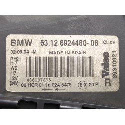 Recambio de faro delantero derecho para bmw 1 (e87) 120 d referencia OEM IAM 6924486  