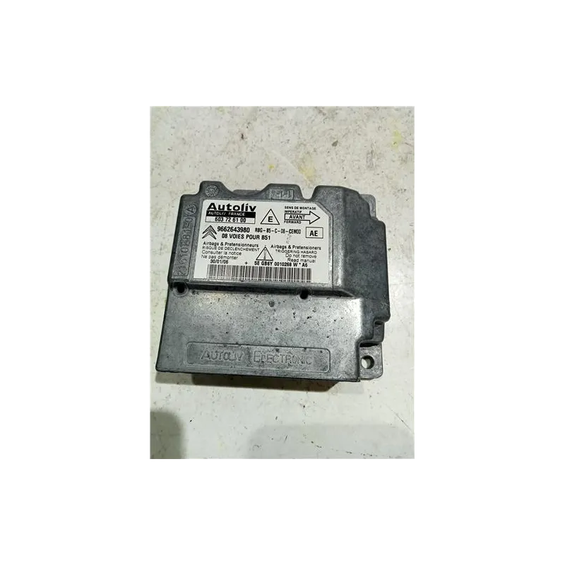 Recambio de centralita airbag para citroën c4 berlina (06.2004) 2.0 16v referencia OEM IAM 603726100  