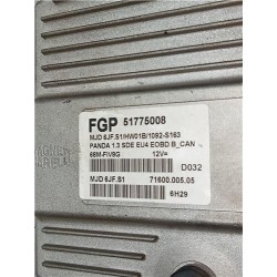 Recambio de centralita inyeccion para fiat ii panda (169)(2003) 1.2 referencia OEM IAM FGP51775008  