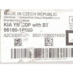 Recambio de sistema audio / radio cd para kia venga (yn) 1.4 crdi 90 referencia OEM IAM 961601P050  