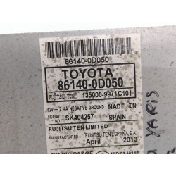 Recambio de pantalla multifuncion para toyota yaris (_p13_) 1.5 hybrid (nhp130_) referencia OEM IAM 861400D050  