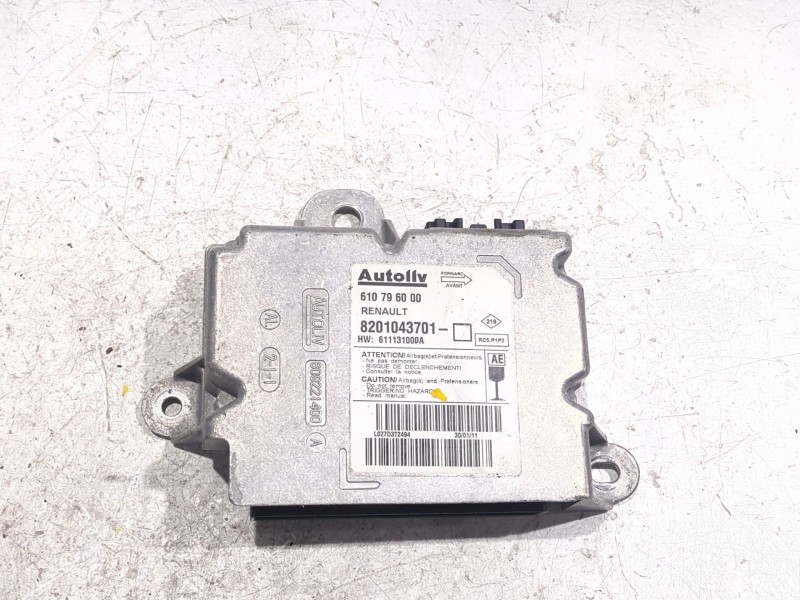 Recambio de centralita airbag para renault clio iii (br0/1, cr0/1) 1.5 dci referencia OEM IAM 610796000  