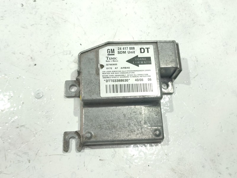 Recambio de centralita airbag para opel combo furgoneta/monovolumen 1.7 cdti 16v referencia OEM IAM 24417008  