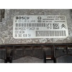 Recambio de centralita inyeccion para citroën xsara picasso (1999) 1.6 hdi referencia OEM IAM 0281012468 EDC16C34  