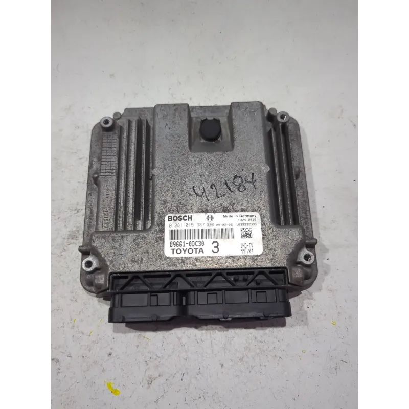 Recambio de centralita inyeccion para toyota yaris (_p9_) 1.4 d-4d (nlp90_) referencia OEM IAM 0281015387  