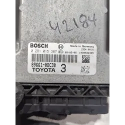 Recambio de centralita inyeccion para toyota yaris (_p9_) 1.4 d-4d (nlp90_) referencia OEM IAM 0281015387  