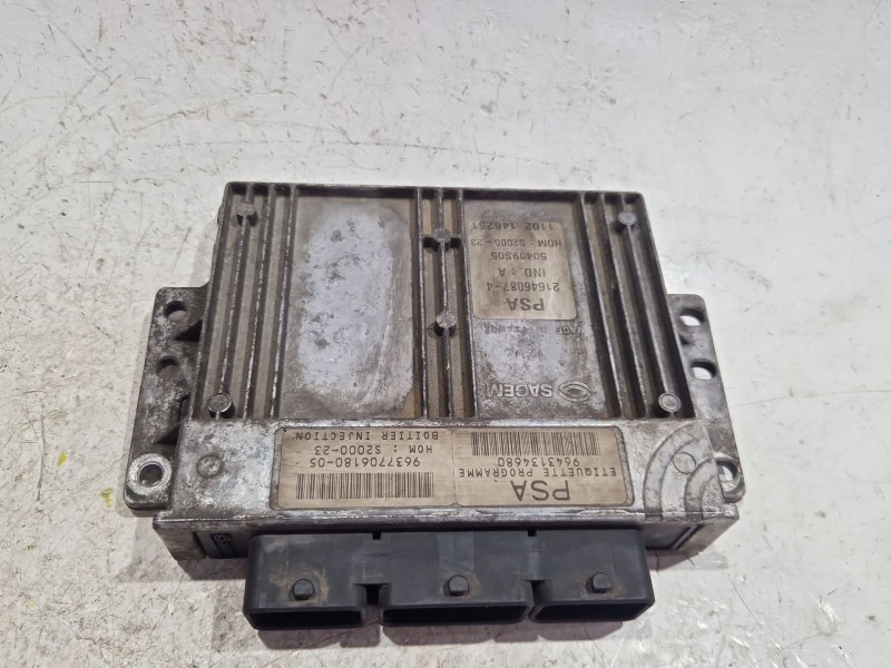 Recambio de centralita inyeccion para peugeot 206 (1998) 1.4 hdi eco 70 referencia OEM IAM 9643134680  