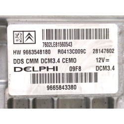 Recambio de centralita inyeccion para citroën c5 iii (rd_) 2.0 hdi (rdrhda) referencia OEM IAM 9663548180  
