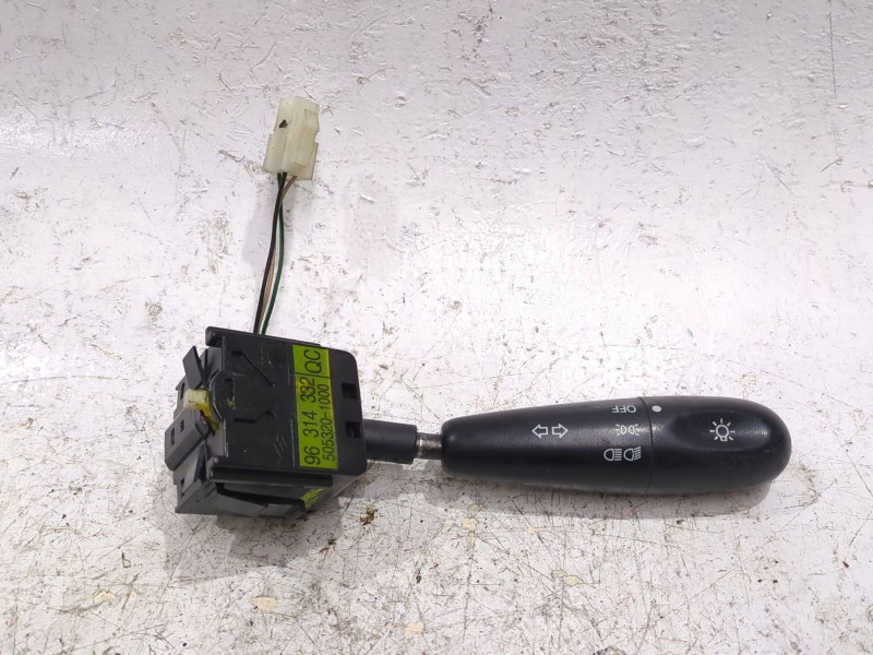 Recambio de mando luces para daewoo matiz (m100, m150) 0.8 referencia OEM IAM 96314332  