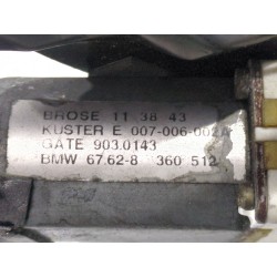 Recambio de mecanismo elevalunas trasero derecho para bmw 5 (e39) 530 d referencia OEM IAM 8360512  