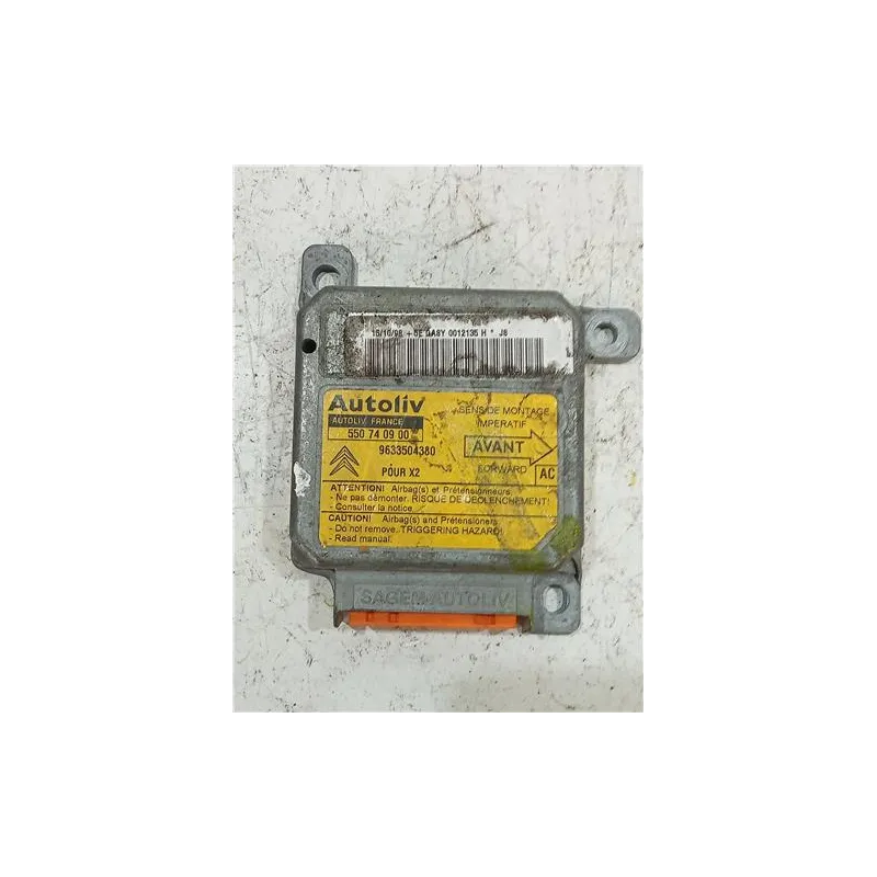 Recambio de centralita airbag para citroën xsara berlina (1997) 1.9 td referencia OEM IAM 550740900  