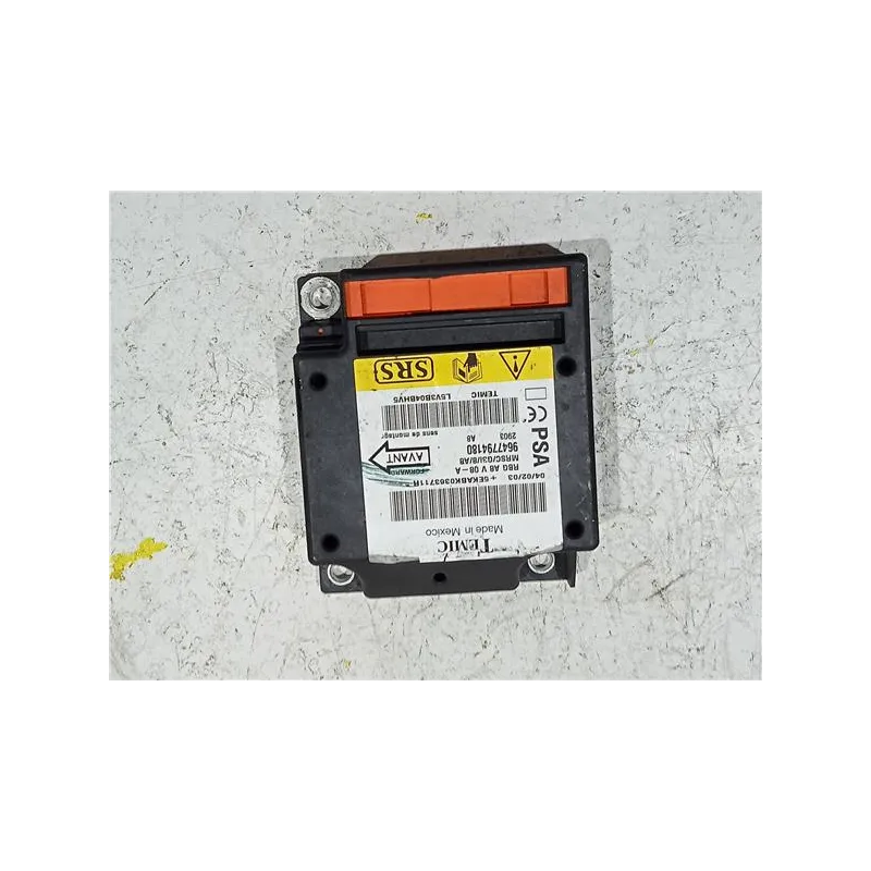 Recambio de centralita airbag para citroën c3 (2002) hdi referencia OEM IAM 9647794180  