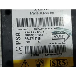 Recambio de centralita airbag para citroën c3 (2002) hdi referencia OEM IAM 9647794180  