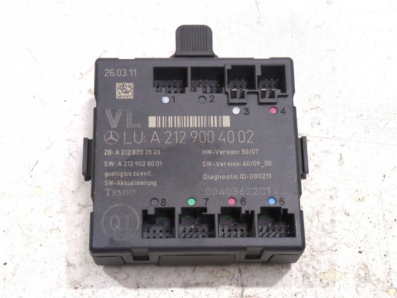 Recambio de modulo electronico para mercedes-benz clase glk (x204) 200 cdi (204.901) referencia OEM IAM A2129004002  