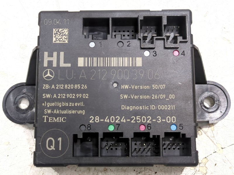 Recambio de modulo electronico para mercedes-benz clase glk (x204) 200 cdi (204.901) referencia OEM IAM A2129003906  