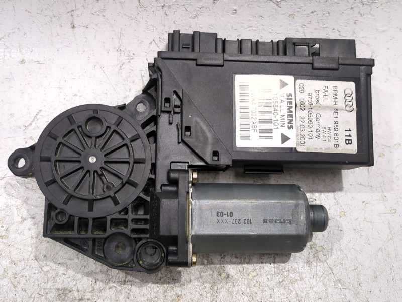Recambio de motor elevalunas delantero izquierdo para audi a4 b6 (8e2) 1.9 tdi referencia OEM IAM 8E1959801B  