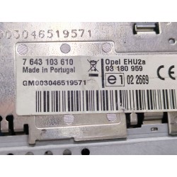 Recambio de sistema audio / radio cd para opel astra h (a04) 1.7 cdti (l48) referencia OEM IAM 93180959  