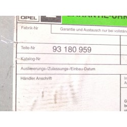 Recambio de sistema audio / radio cd para opel astra h (a04) 1.7 cdti (l48) referencia OEM IAM 93180959  